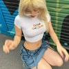 Baby Tee Y2K Crop Top