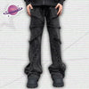 Black Stacked Jeans