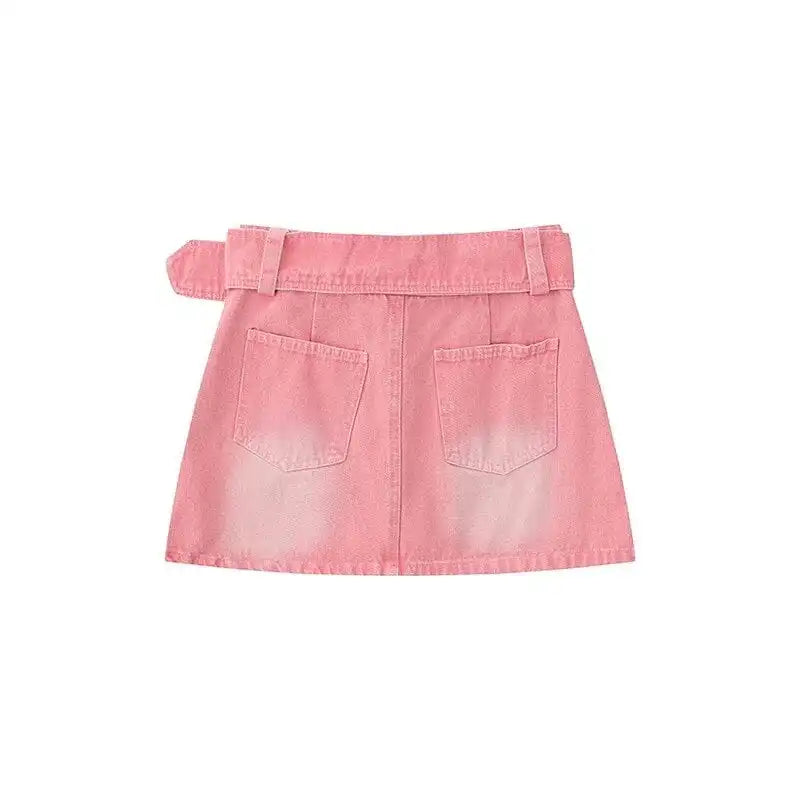 Denim Mini Skirt Y2K
