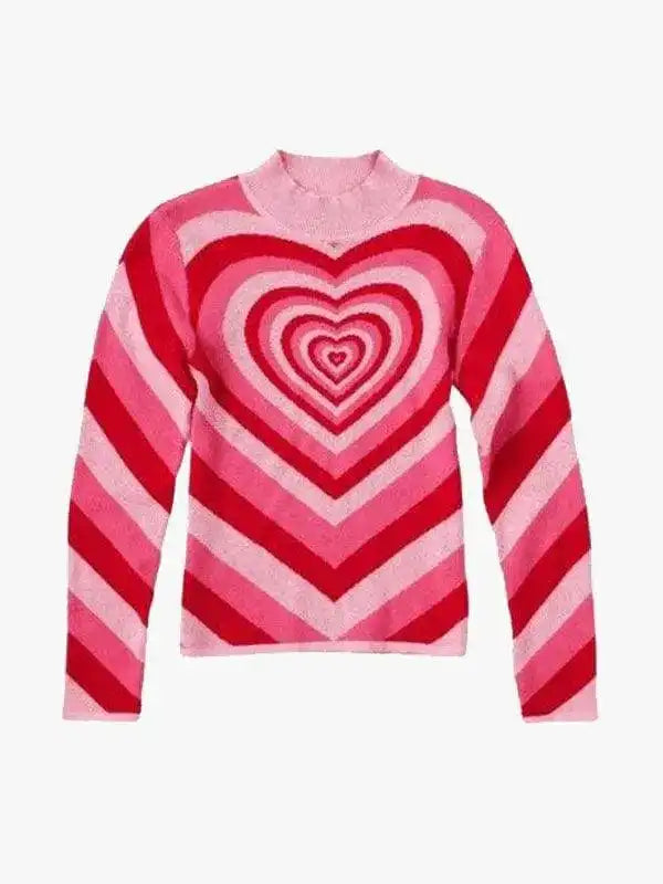 Heart Sweater Y2K