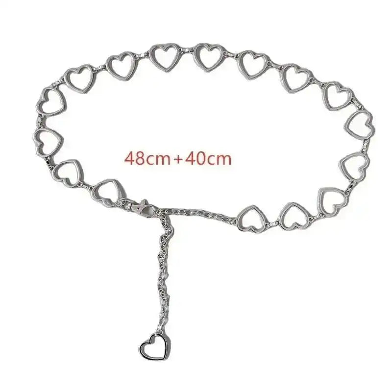Heart Waist Chain Y2K