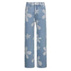 Jeans With Floral Print