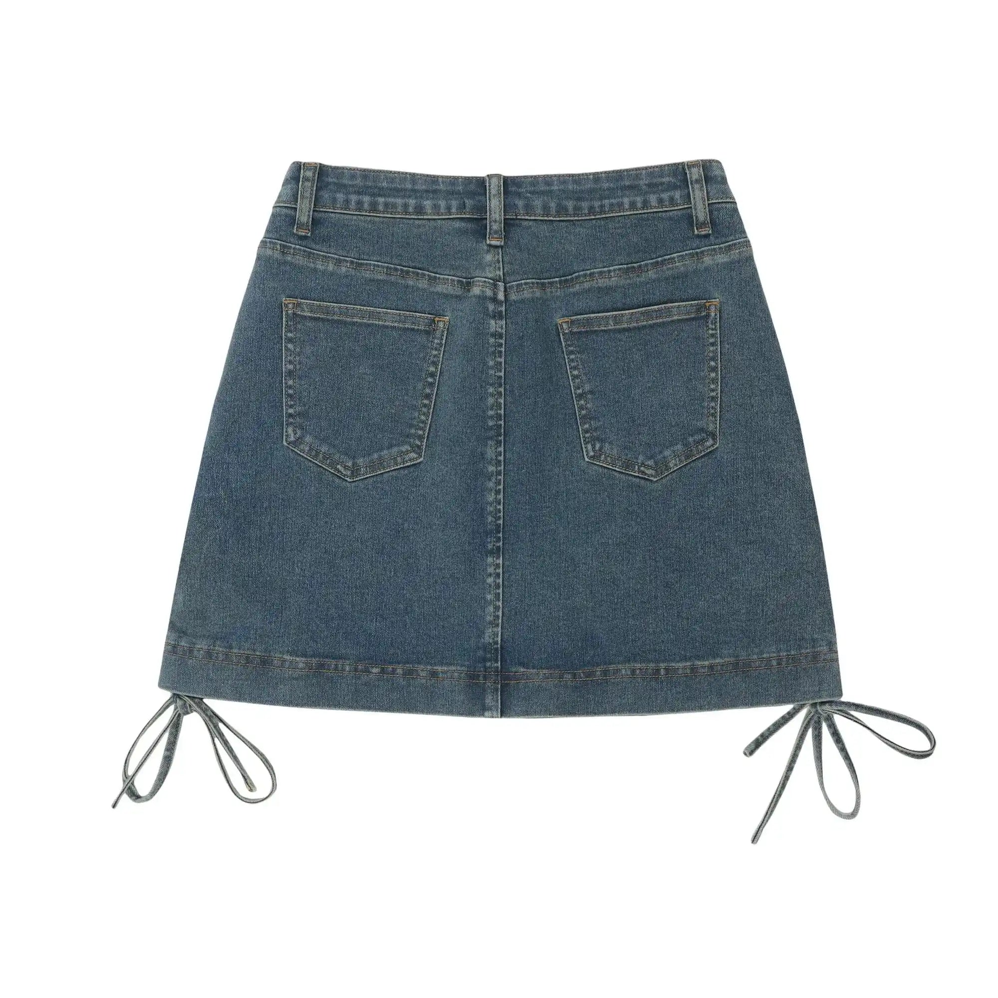 Mini Jean Skirt Y2K
