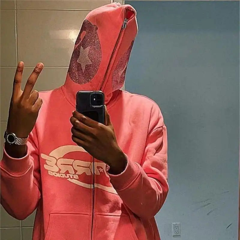Pink Y2K Hoodie