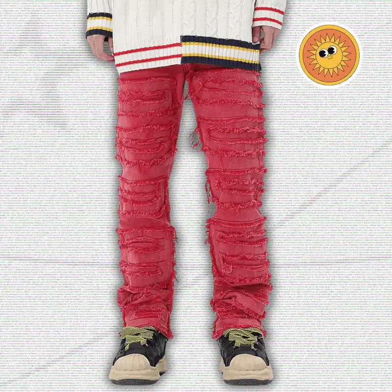 Ripped Stacked Jeans