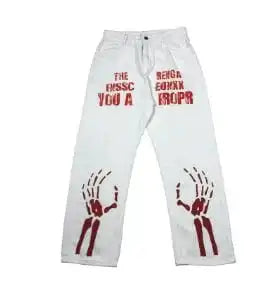 Skeleton Pants Y2K