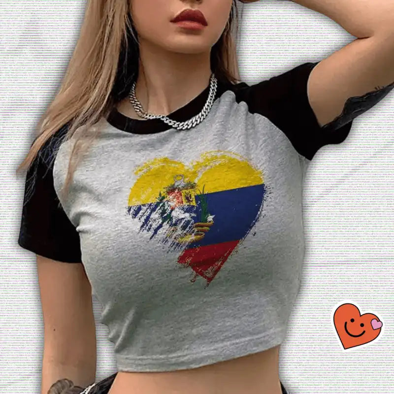 Venezuela Y2K Crop Top