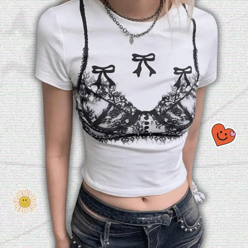 Women's Y2K Crop Top