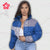 Y2K Bandana Print Puffer Jacket