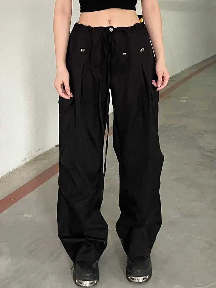 Y2K Blue Track Pants
