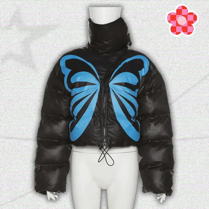 Y2K Butterfly Puffer