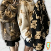 Y2K Cartoon Lamb Wool Coat