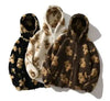 Y2K Cartoon Lamb Wool Coat