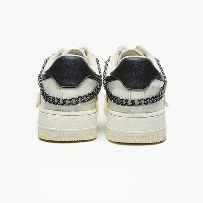 Y2K Chain Cross Sneakers