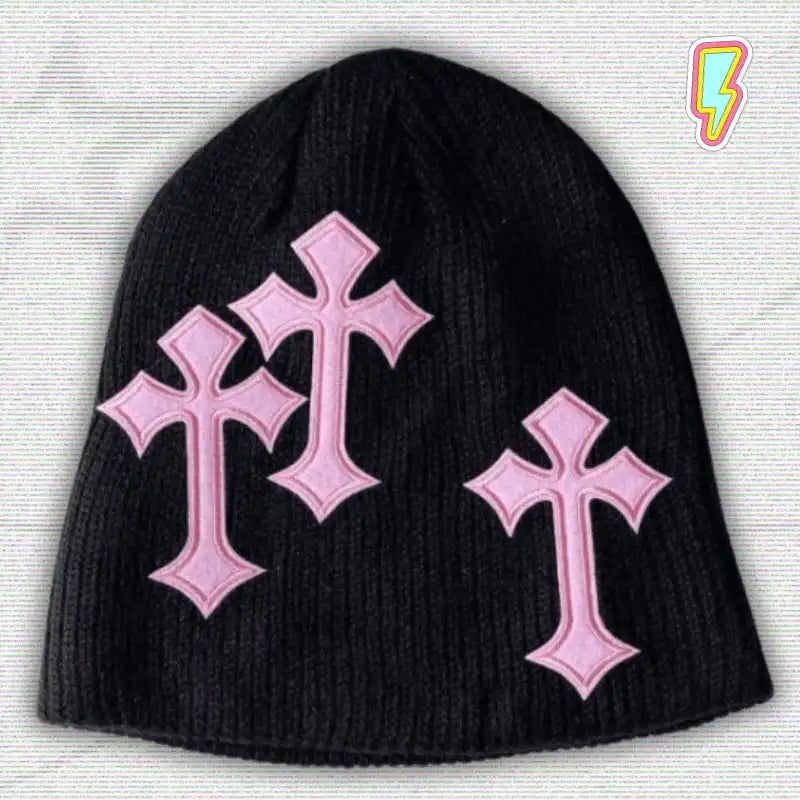 Y2K Cross Beanie