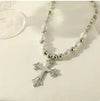 Y2K Cross Necklace