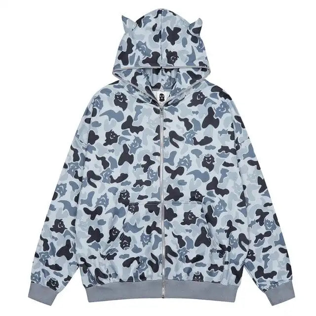 Y2K Demon Vintage Hoodie