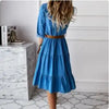 Y2K Denim Midi Dress