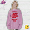 Y2K Earth Motif Knit Sweaters