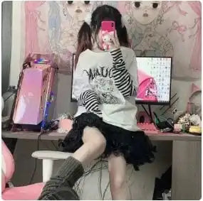 Y2K Fake Two Pieces Tank Top