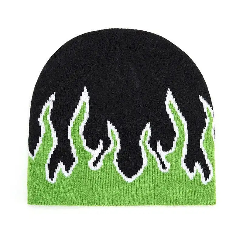 Y2K Flame Beanie