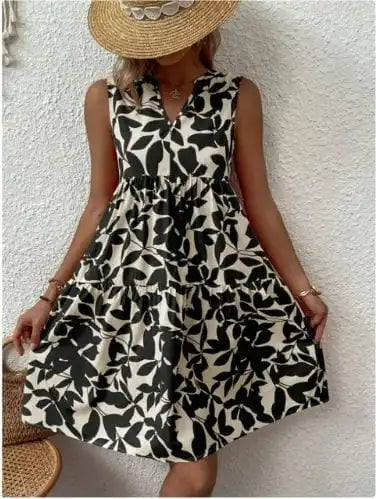 Y2K Floral Midi Dress