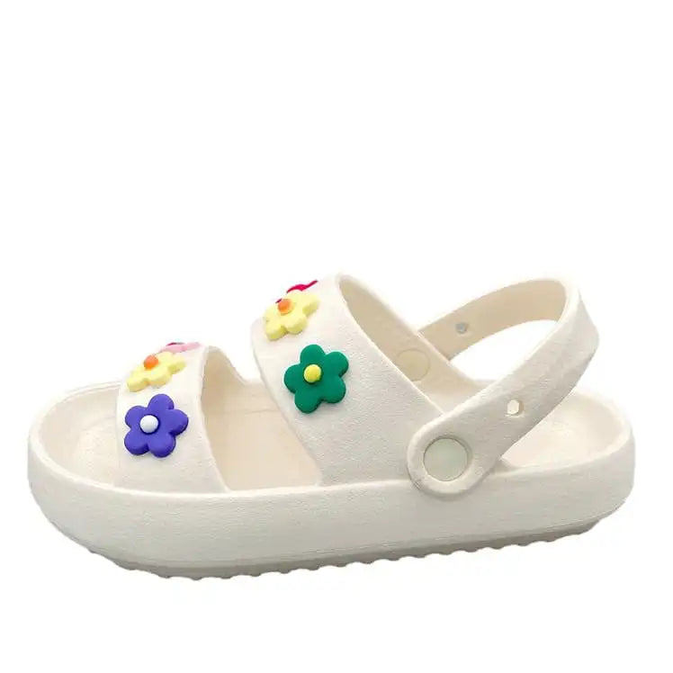 Y2K Flowered Sandals
