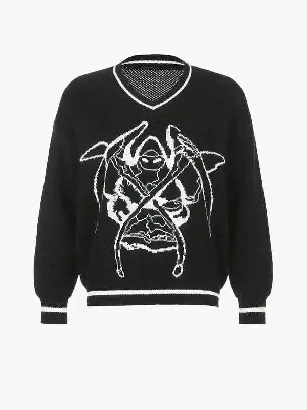 Y2K Gothic Knitted Sweaters