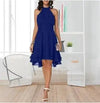 Y2K Halter Sleeveless Midi Dress
