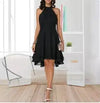 Y2K Halter Sleeveless Midi Dress