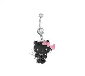 Y2K Hello Kitty Belly Ring