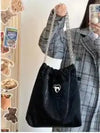 Y2K Leather Bucket Tote