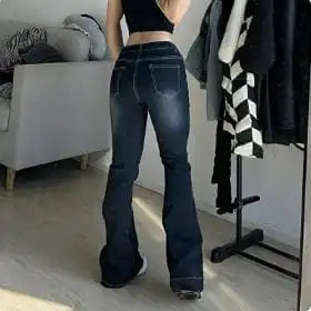 Y2K Low Waisted Flare Jeans