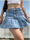 Y2K Mini Pleated Skirt