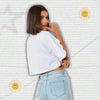 Y2K Navel Baring Crop Top