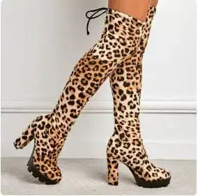 Y2K Patent Leather Thigh High Boots