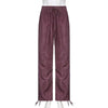 Y2K Purple Track Pants