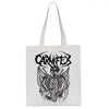 Y2K Skeleton Graphic Tote Bag