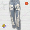 Y2K Skeleton Jeans