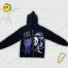 Y2K Skull Rhinestone Hoodie