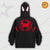 Y2K Spider Gothic Printed Hoodie