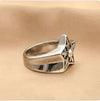 Y2K Star Pattern Ring