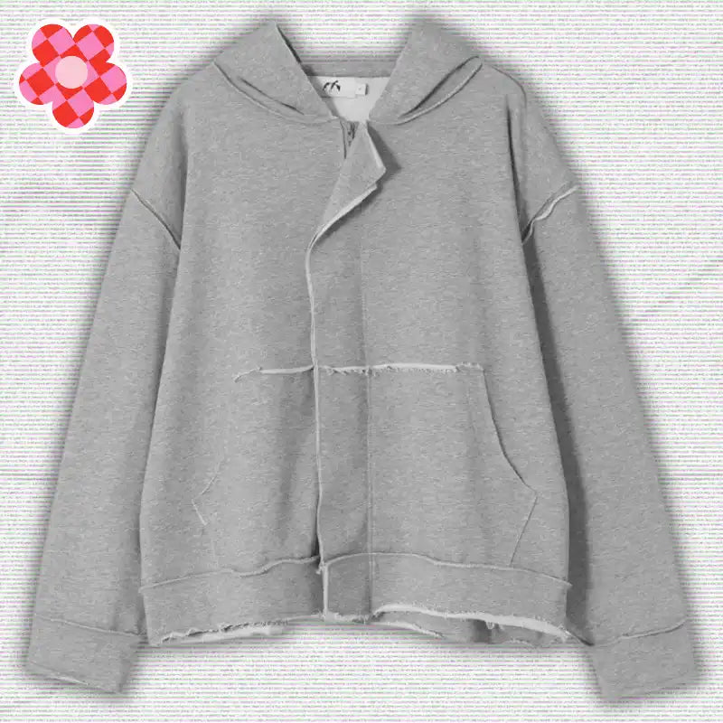 Y2K Zip Up 2-in-1 Hoodie