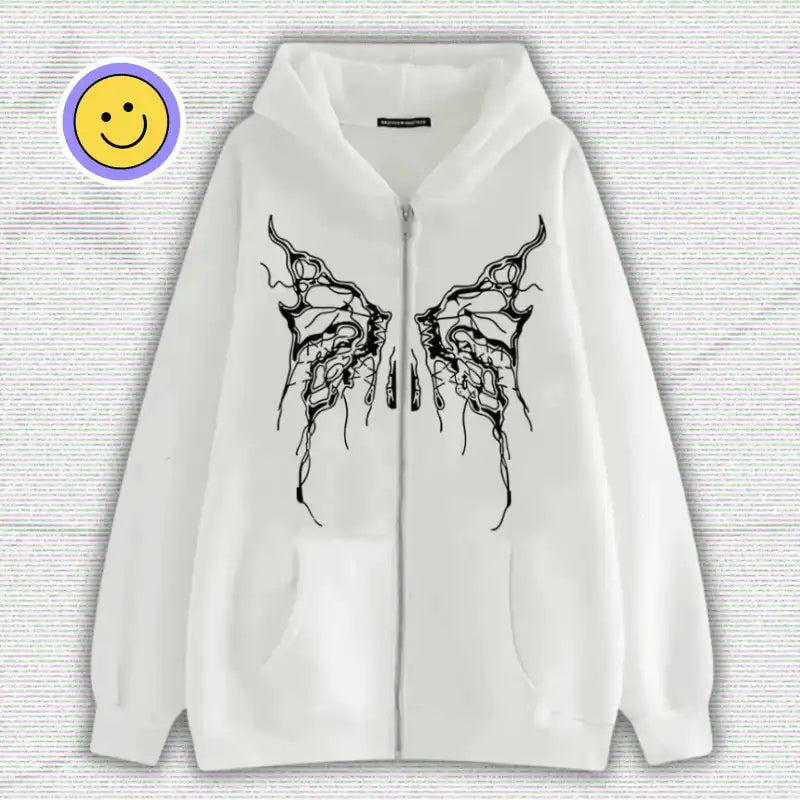 Y2K Zip Up Hoodie