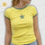Y2k Yellow Shirt