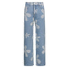 Jeans With Floral Print