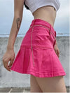 Y2K Mini Pleated Skirt